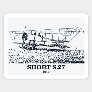Short S.27 1910 Biplane Sticker